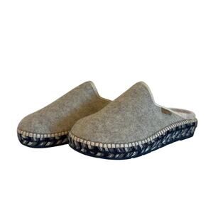 Toni Pons Wool Felt Mule Slippers Size 36 (US 5.5–6) | Made in Spain |Cozy Style